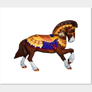 Carousel Horse Photo Posters and Art